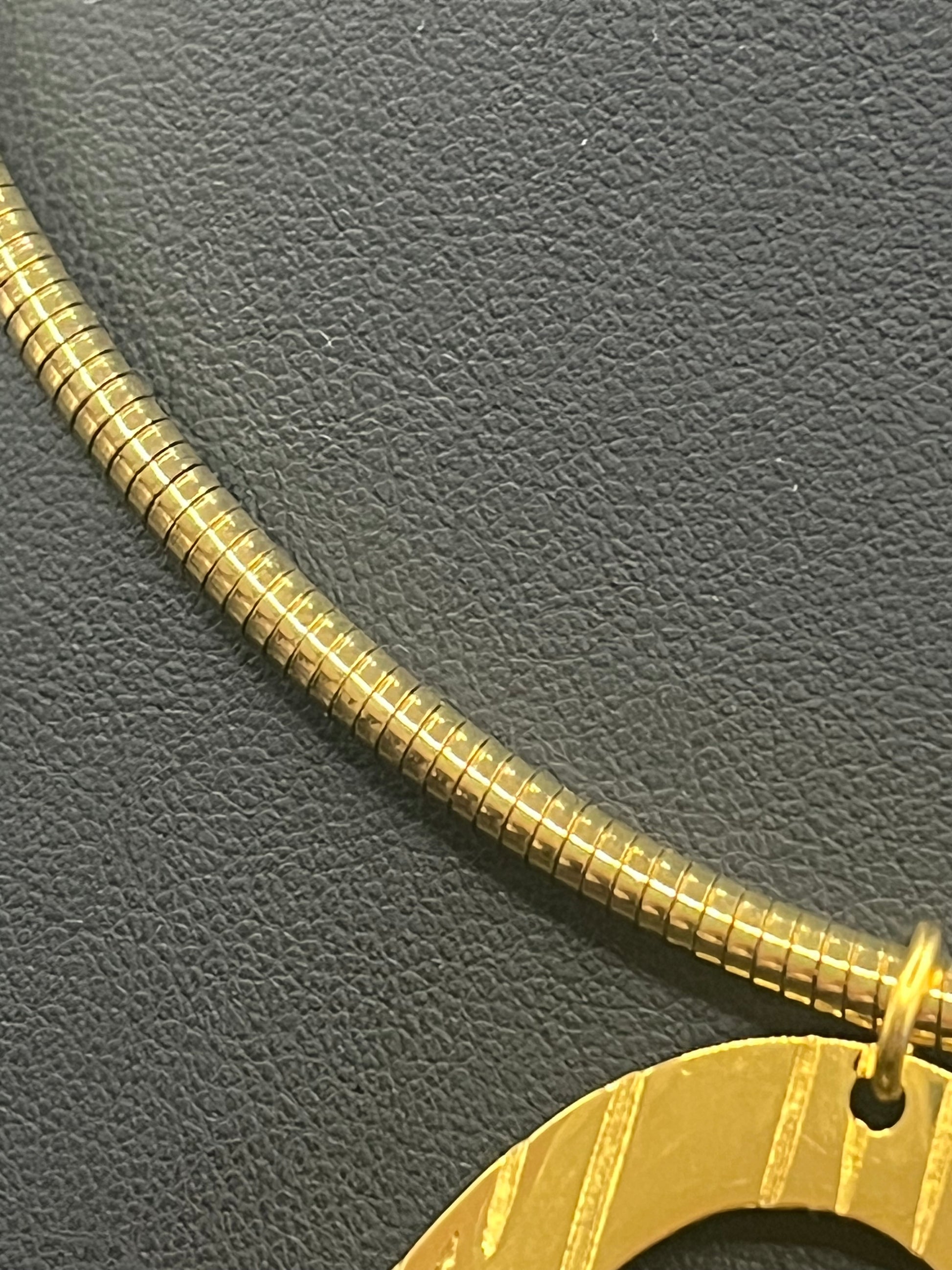 Collier Éclipse Obsidienne