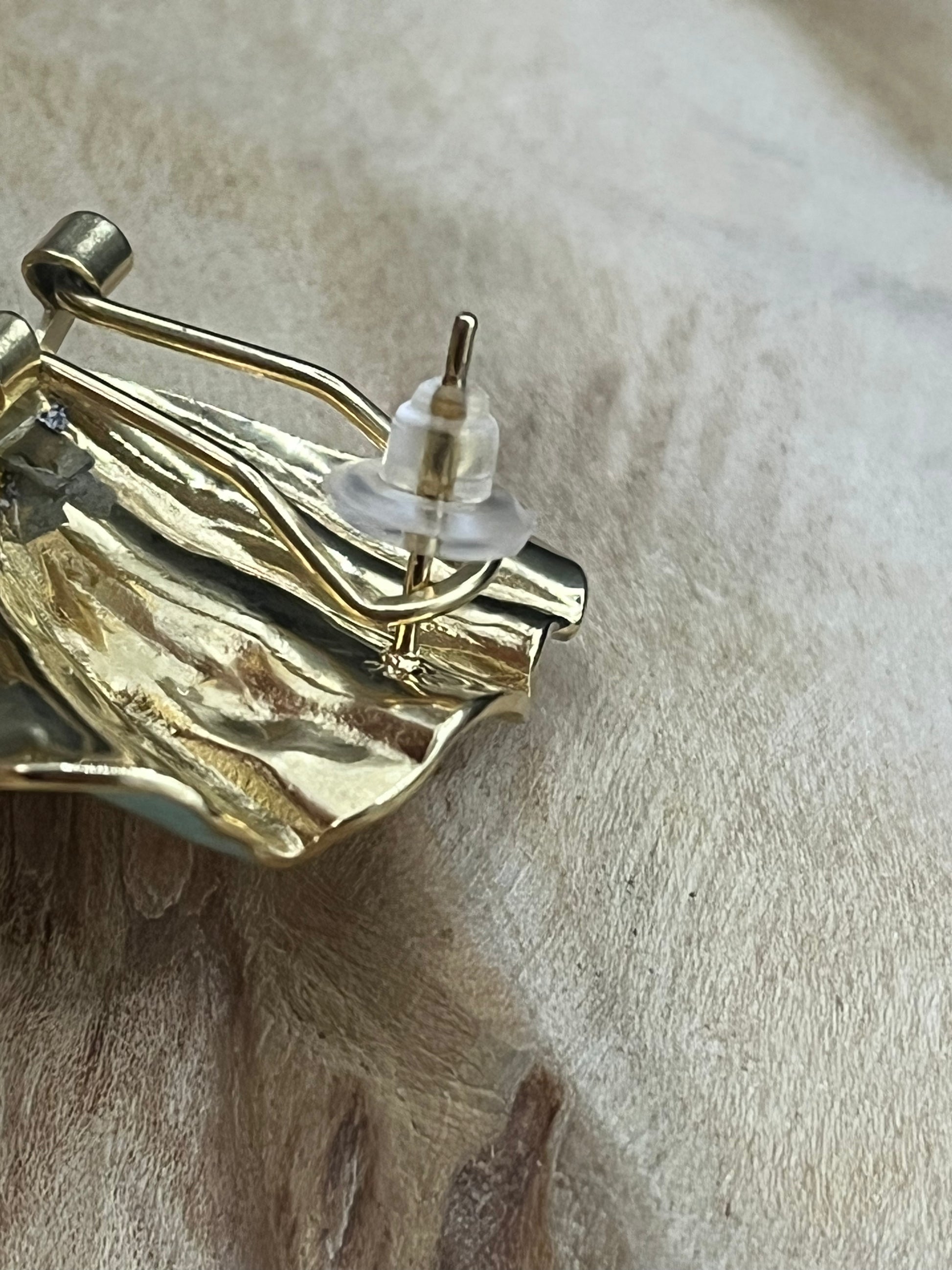 Demi fleur turquoise