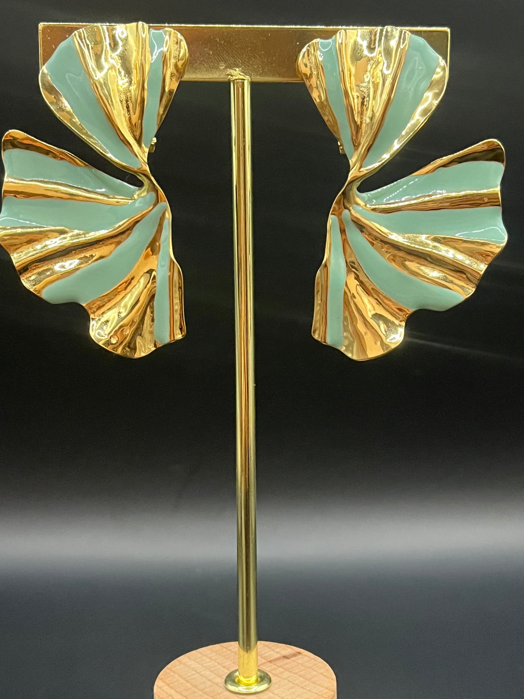 Demi fleur turquoise