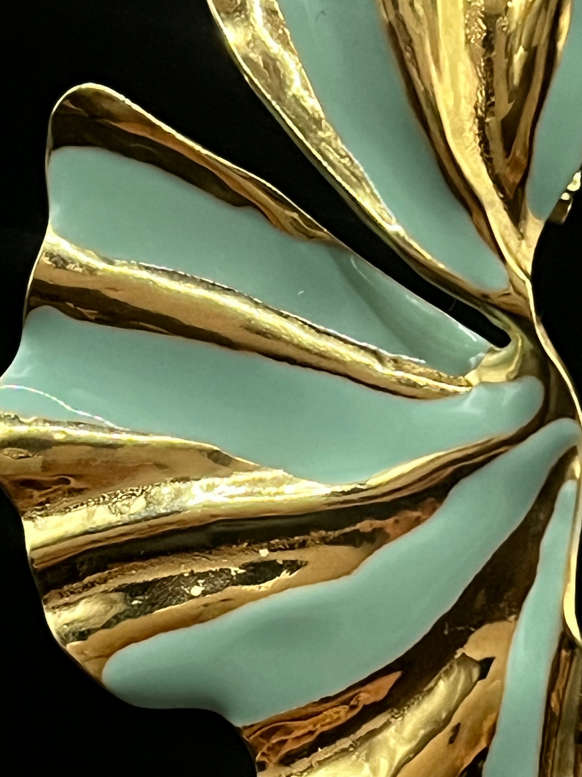 Demi fleur turquoise