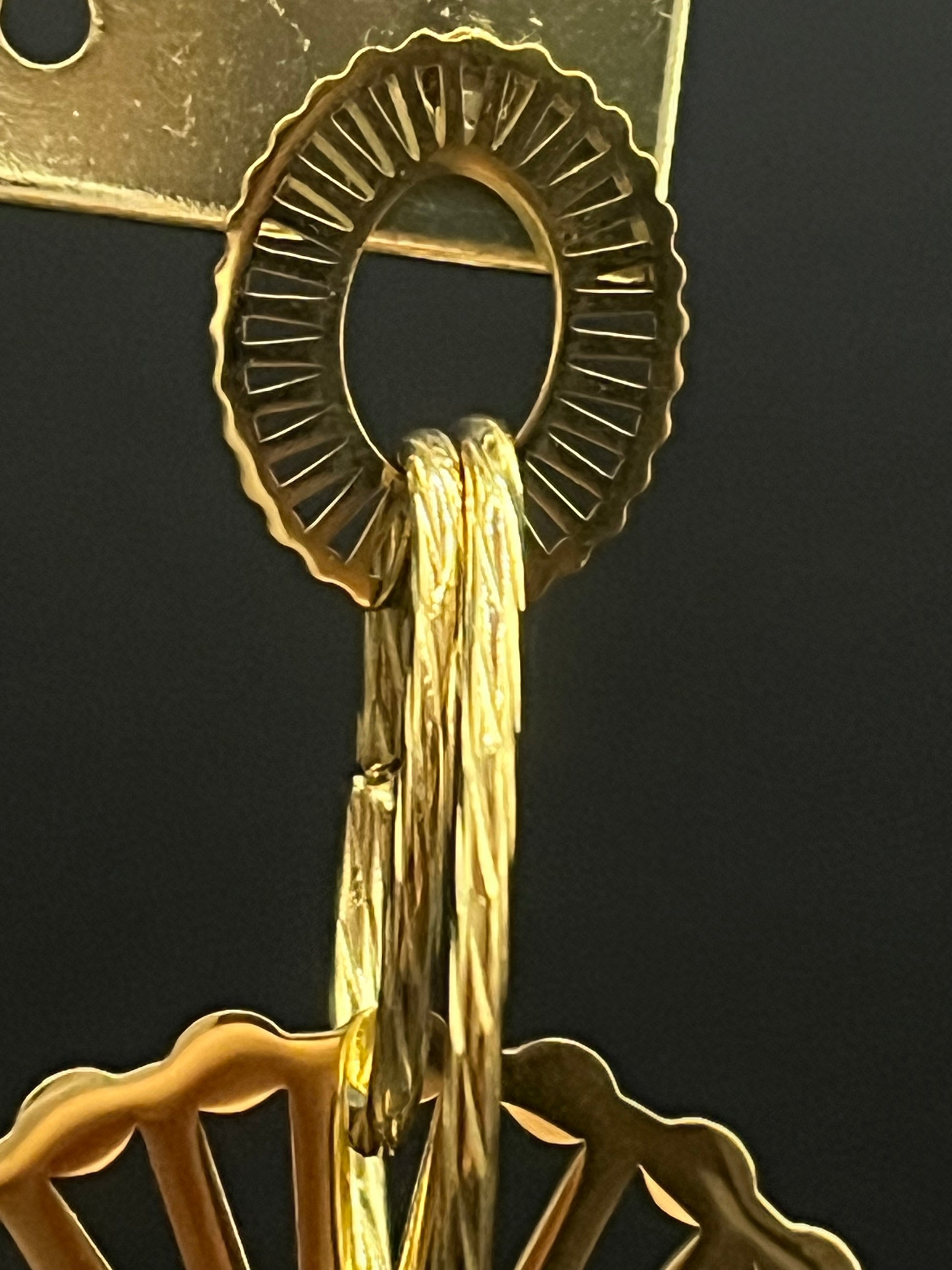 Boucles lapis lazuli