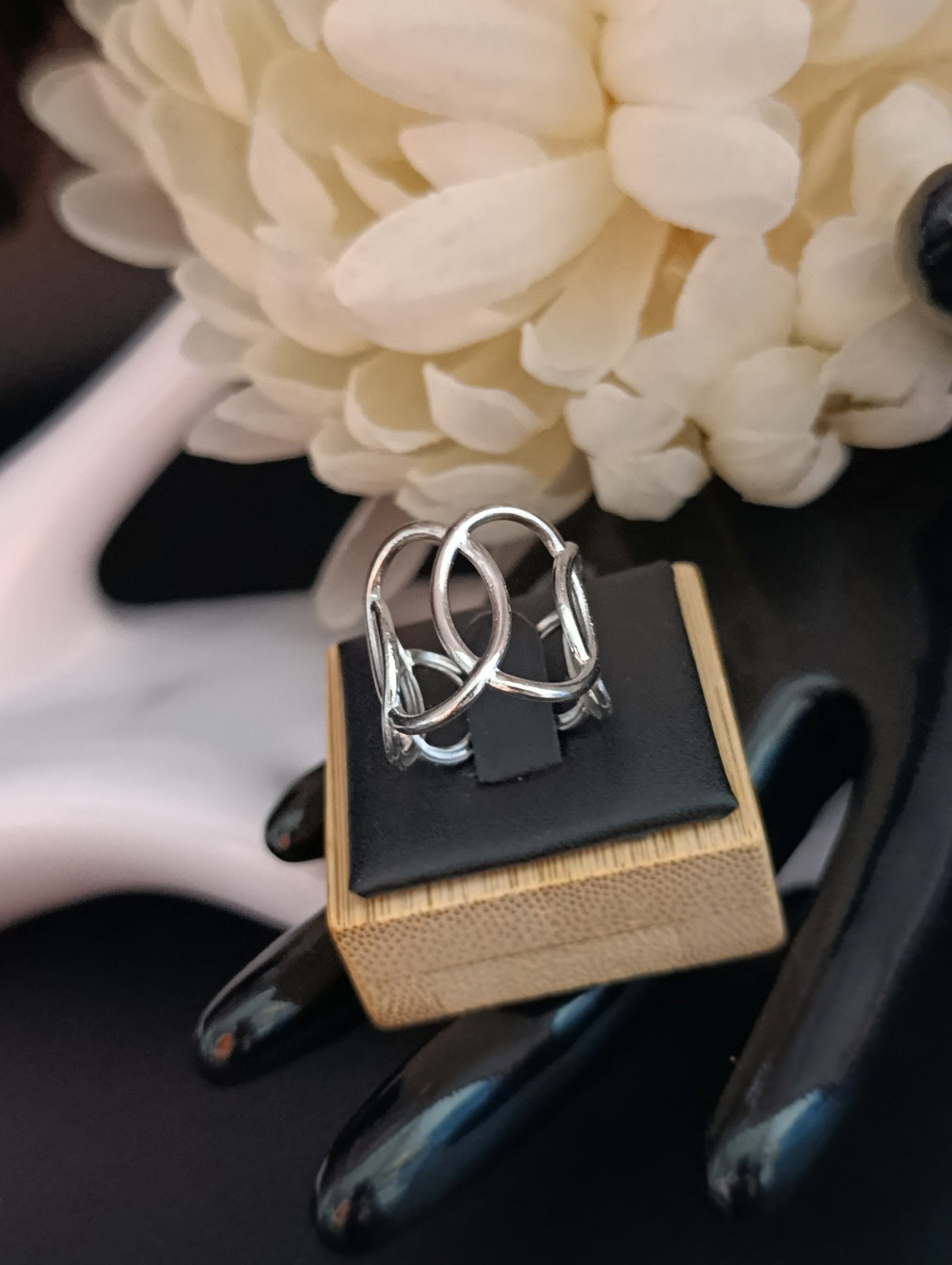 Bague Elia argentée