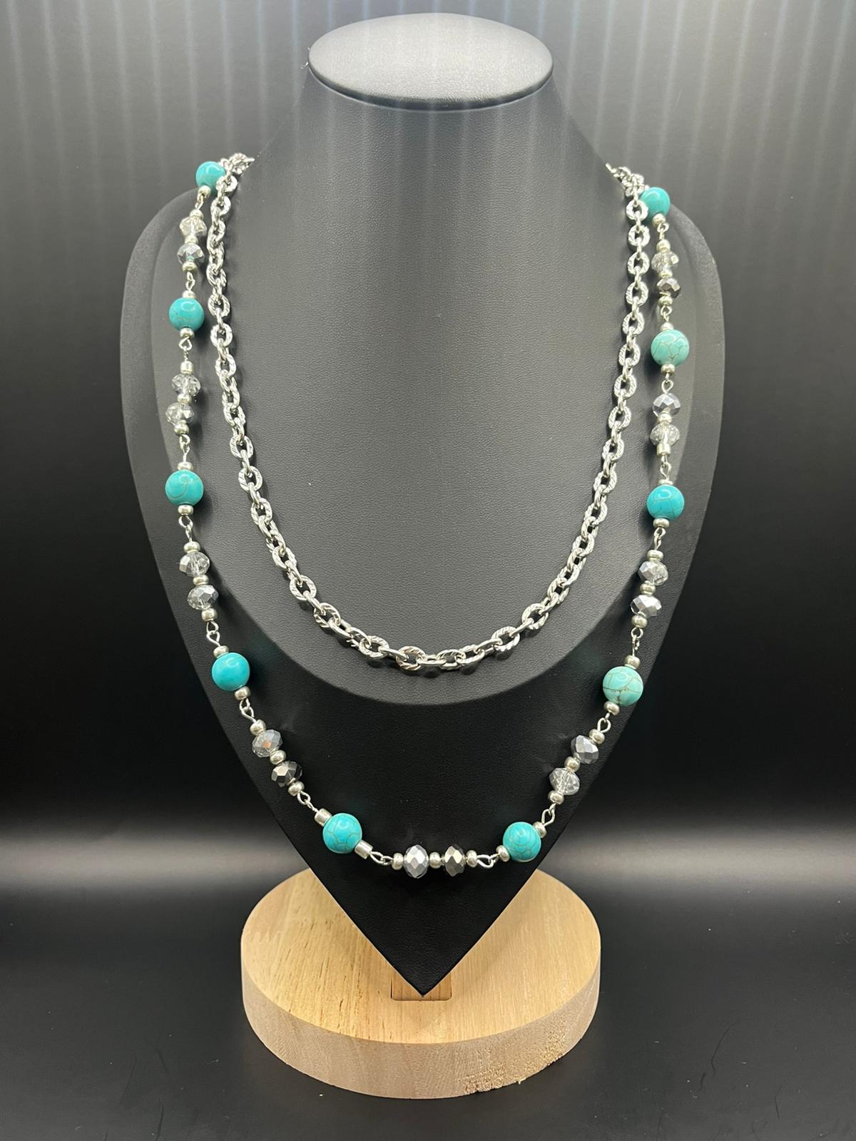 Double rangée pierre de Turquoise - Création